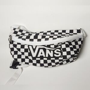 Vans Black and White Checkered Belt Bag